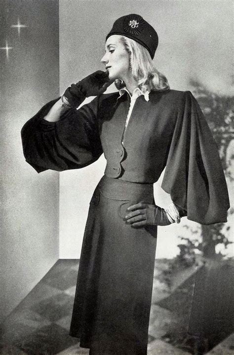 Pin By 1930s 1940s Women S Fashion On 1940s Suits 1940s Fashion 40s