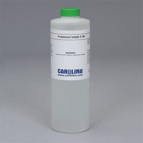 potassium iodate solution   laboratory grade  ml carolina biological supply