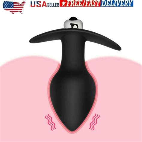 Silicone Vibrator Anal Butt Plug Anal Vibrating Sex Toys For Female