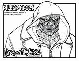 Coloring Killer Pages Croc Squad Suicide Too Drawing Draw Treated Him Monster Joker People Getdrawings Suiside Color Getcolorings Template sketch template