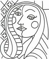 Picasso Cubismo Pablo Kubismus Colorear Cubista Sanat Cuadros Cubist Cubism Etkinlikleri Desenho Ritratti Colorea Pop Retrato Nihal Colouring Abstracto Malvorlagen sketch template