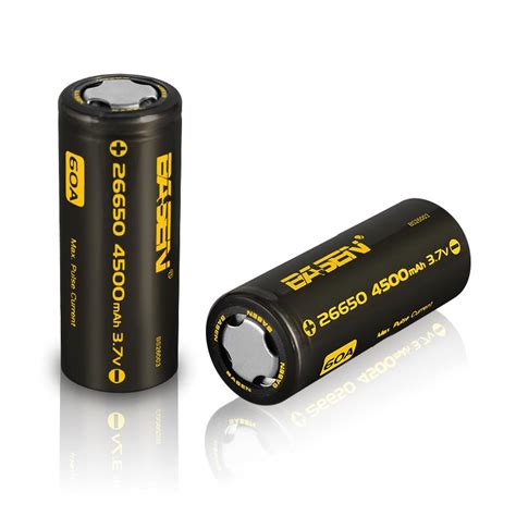 pcs basen bs  mah   unprotect flat top rechargeable li ion battery