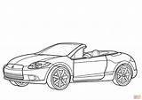 Coloring Eclipse Pages Mitsubishi Spyder Color Supercoloring Drawing Dot sketch template