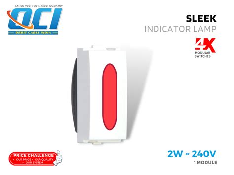 indicator sleek switch 10a 1m at rs 19 25 piece in hyderabad id