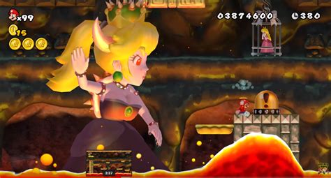 fan mod adds bowsette boss battle to the end of new super mario bros wii gonintendo
