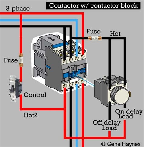 contactor block electrical projects electrical circuit diagram home electrical wiring