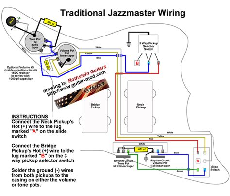 rothstein guitars jazzmaster wiring diagrams