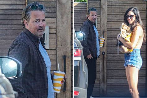 matthew perry shows  weight loss  hes   rare outing