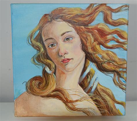 Birth Of Venus Sandro Botticelli Antique Oil Painting Florence Etsy