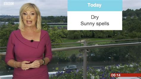 Bbc Weather Carol Kirkwood Sizzles In Skintight Busty Frock Tv