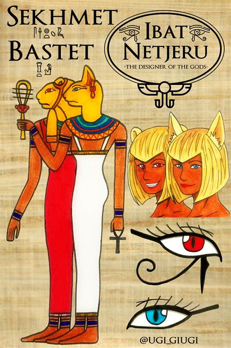 sekhmet bastet ancient egyptian gods ancient egyptian