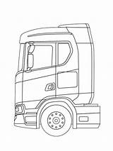 Scania Kleurplaat Vrachtwagen Vrachtauto Trucks Kleurplaten Leukekleurplaten Topkleurplaat Colorir Camiones Caminhão Caminhoes μεγεθοσ χωρίς υψοσ Blueprint één Volvo Dxf sketch template