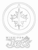 Coloring Pages Lightning Tampa Bay Winnipeg Jets Logo Getcolorings Printable sketch template