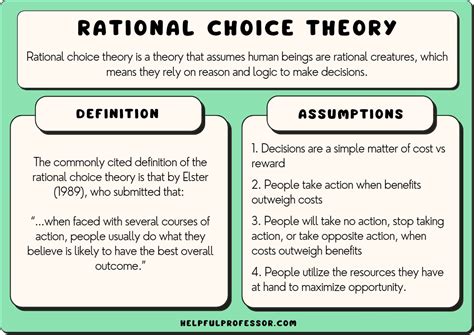rational choice theory  sociology examples criticism