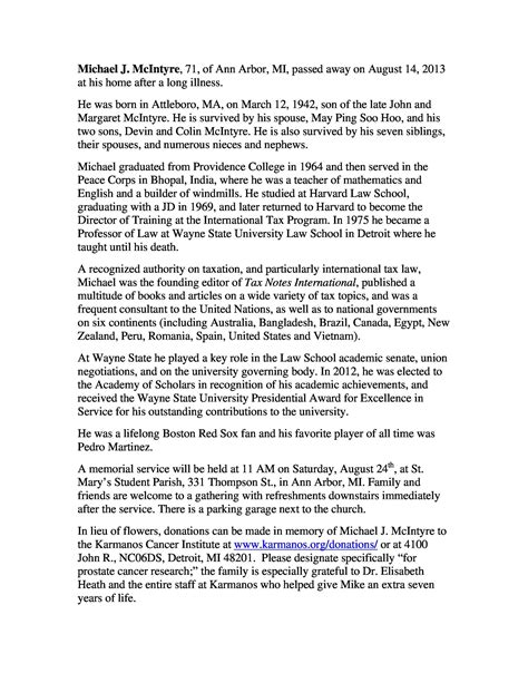 printable obituary template format