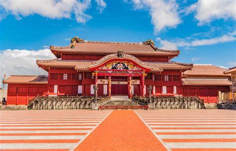 world heritage  okinawa shuri castle   japan