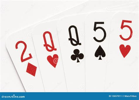 poker  pair stock image image