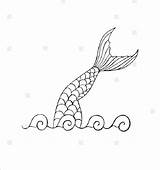 Mermaid Tail Coloring Printable Pages Tails Choose Board Educativeprintable Educative sketch template