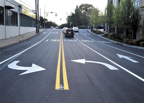stadard markings  pavement lines  navigating  roads