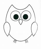 Owl Drawing Cute Template Easy Getdrawings sketch template