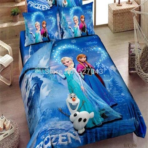 Promotion Brand Frozen Bedding Sets Elsa Anna Bedclothes