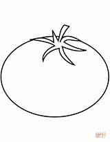 Tomato Coloring Pages Drawing sketch template