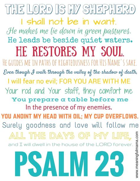 psalm   printable