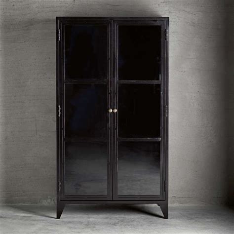 Tinekhome Black Metal And Glass Cabinet Accessories For The Home