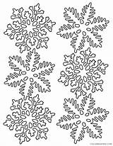 Snowflake Coloring4free sketch template