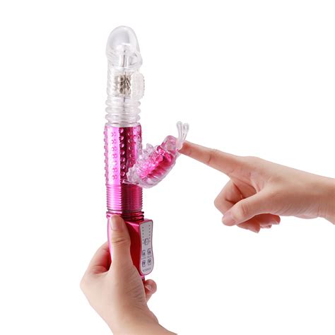 Multispeed Thrusting Rabbit Vibrator Sex Toys For Women Dildo G Spot