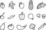 Coloring Vegetables Fruits Pages Colouring Vegetable Drawing Kids Fruit Print Colour Color Sheets Paintingvalley Printable Drawings Veggies Clipart Coloringhome Pdf sketch template