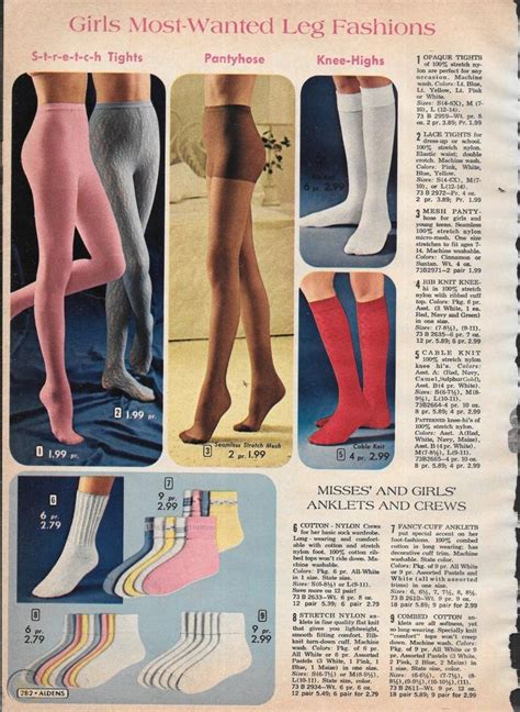 tiny lot of vintage catalog pantyhose tights photo clippings 1870534880