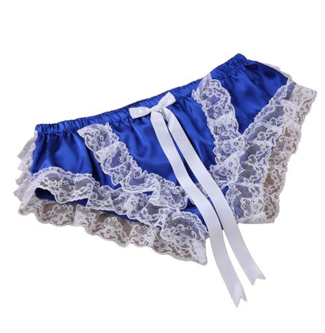 satin ruffle lace panties house of chastity