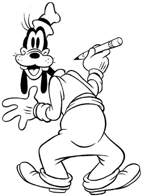 goofy cartoon coloring pages disney coloring pages cartoon coloring