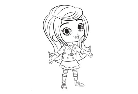 shimmer  shine coloring pages    print
