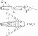 Mirage Blueprint Dassault 2000c Avion Planos Breguet Combat Drawing Woodworking Bourget Maquetland sketch template