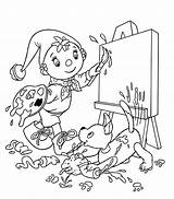 Noddy Coloring Pages Colouring Cartoons Cartoon Kids Land Popular Printable Paining Choose Board Colors sketch template