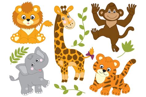 safari animals  printable templates designtube creative design