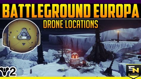 destiny  europa battleground drone locations youtube