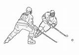 Coloring Pages Hockey Drawing Rink Sox Red Kids Ice Player Jets Winnipeg Boston Leafs Toronto Maple Printable Sport Clipart Dessin sketch template