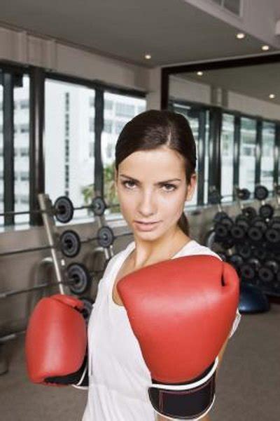 full upper body workout with a punching bag woman
