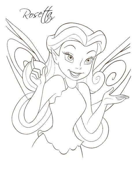 disneys fairies coloring pages