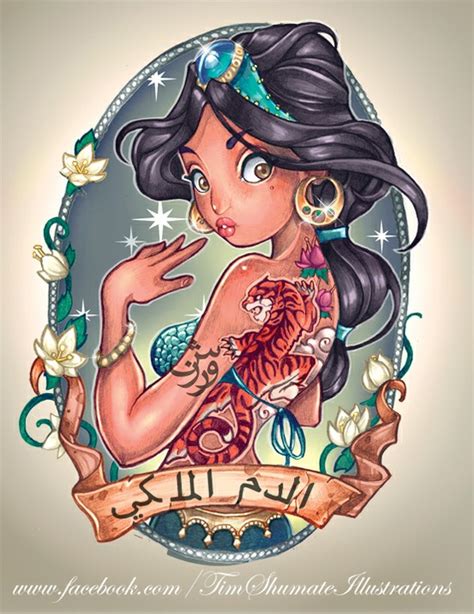 tattooed disney princesses — geektyrant