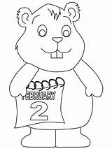 Groundhog Coloring Pages Groundhogs Kids Print Book Woodchuck Templates Clipart Last Trending Days Library Popular Choose Board Calendar Codes Insertion sketch template