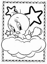 Tweety Coloring Pages Disney Baby Bird Printable Sylvester Kids Cartoon Print Gif Book Character sketch template