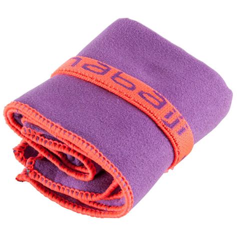 nabaiji microfibre towel size     cm purple