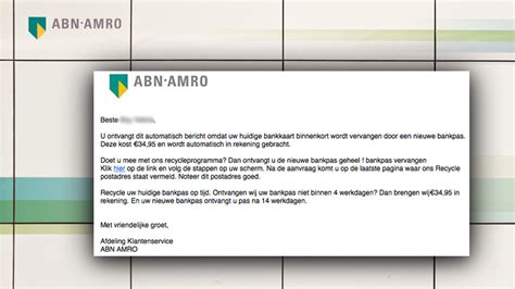 afzender  mail abn amro wil jouw rekening plunderen opgelicht avrotros programma