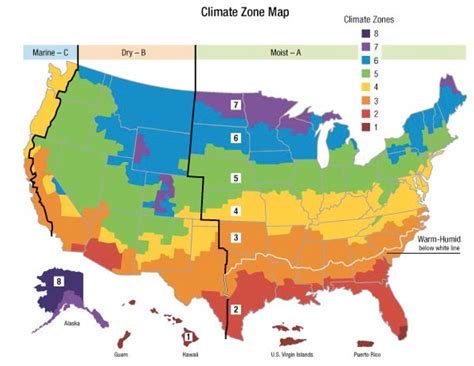 heating climate zone map  climate zones map weather  climate