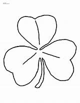 Shamrock Coloring Printable Pages Color Irish Drawing Trinity Outline Clipart Kids Line Template Clip Pattern Cliparts Print Clover Shamrocks Leaf sketch template