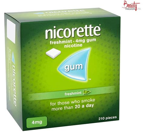 nicorette gum mg nicotine freshmint  pieces  bulk box